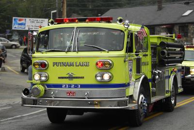 23-2-3: &quot;Retired&quot; 1981 American LaFrance with a 1500 GPM dual stage hale pump equipped with 3000 feet of 5&quot; large diameter hose.  This truck is very unique because its the only American LaFrance engine in the country built without a water tank.