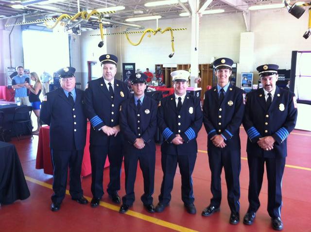 HVVFA 2013 Award Ceremony, Members receiving awards of Unit Citation and Honorable Mention for call responses in 2012. 