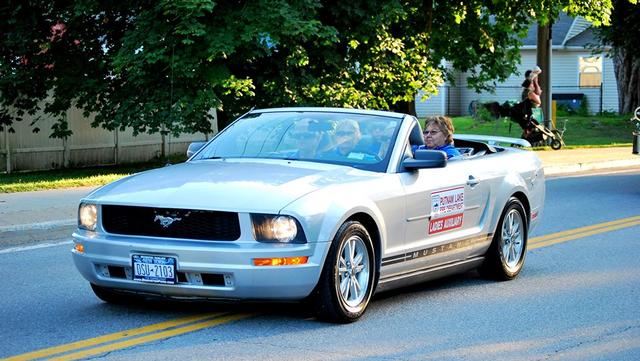 Ladies Auxiliary members participating in Patterson FD's annual parade. Photo credit Kurt Von Dietsch.