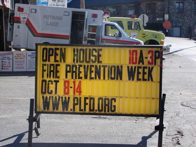Open house/Fire Prevention Week October 2006