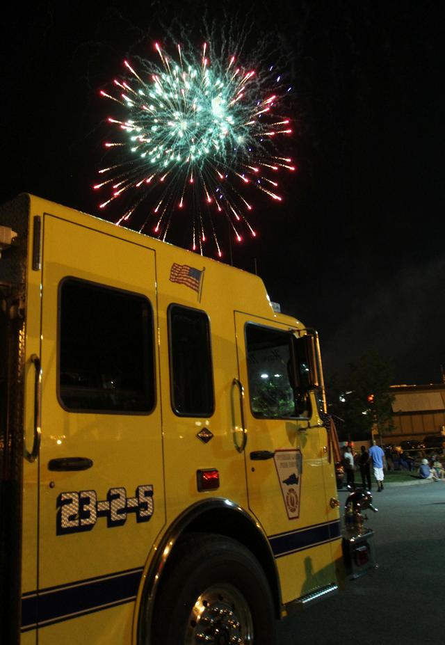 23-2-4 while watching the fireworks display, Photo's courtesy of Frank Becerra.