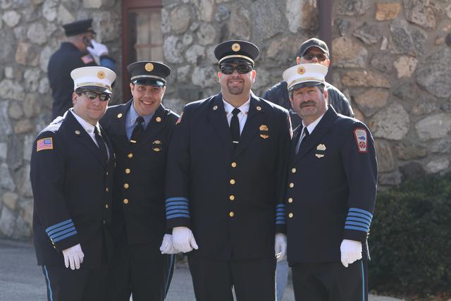 Putnam Lake along with New Fairfield FD and Brewster FD honoring a passed FDNY Battalion Chief Thomas Van Doran Pictures Copyright © Frank Becerra Jr.