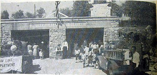 Original fire station on Club Ct.